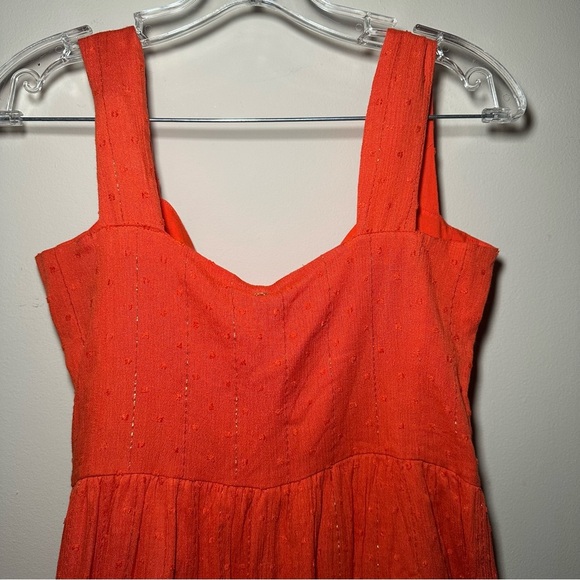 PQSwim Everly Romper Vibrant Orange Flowy Summer Vacation Resortwear Staple XS/S - Picture 13 of 16